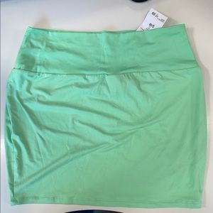 Mint green skirt